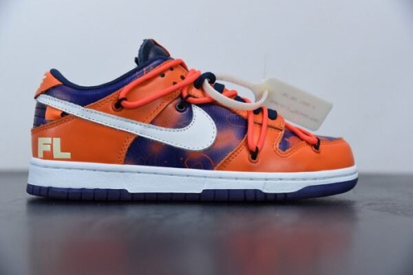 00F x Nike SB Dunk Low Orange Perple White CT0856-801 - Image 10