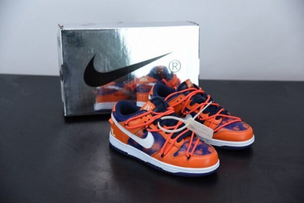 00F x Nike SB Dunk Low Orange Perple White CT0856-801 - Image 3