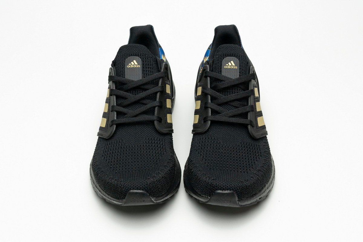 adidas Ultra BOOST 20 CONSORTIUM Black Metallic Gold Real Boost - Image 3