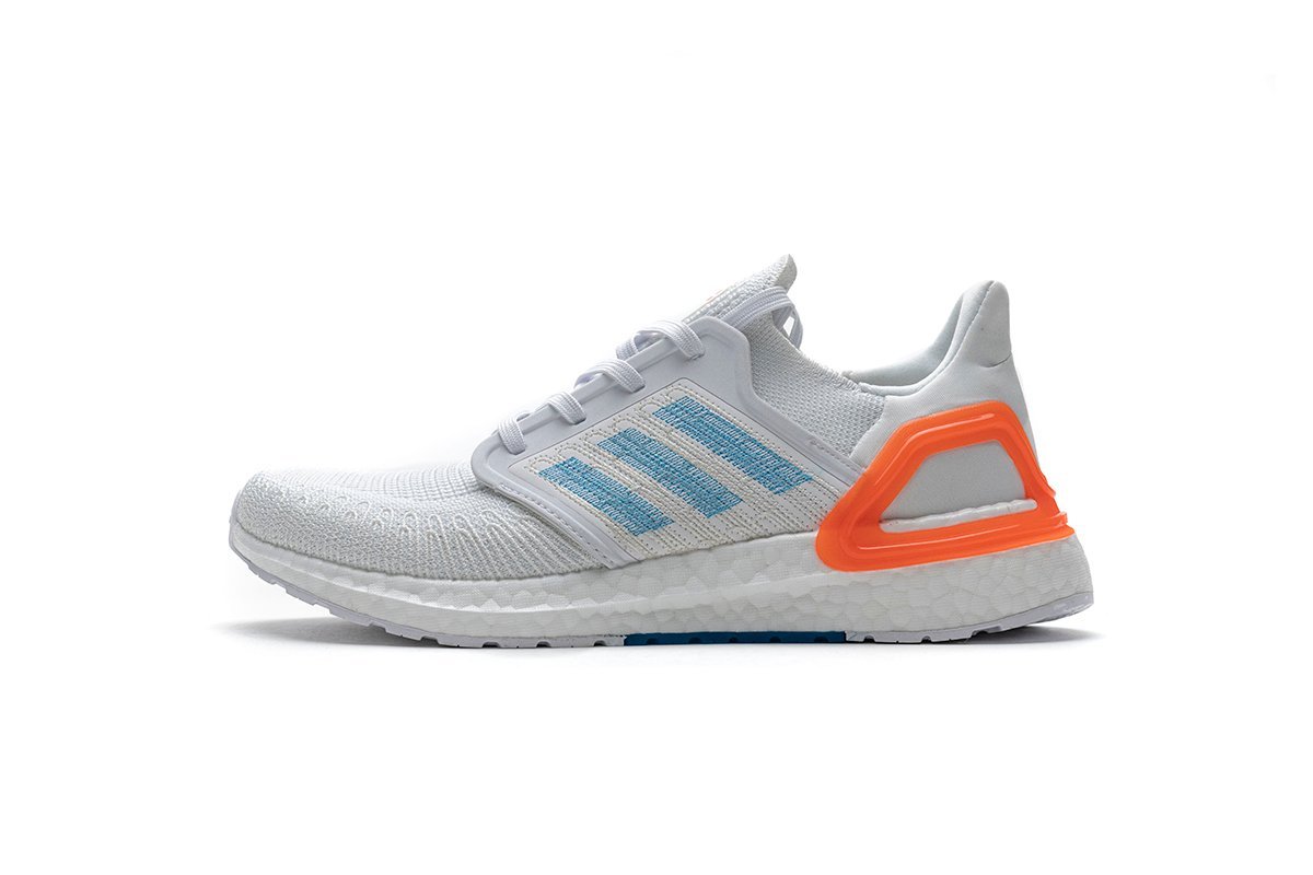 adidas Ultra BOOST 20 Primeblue White Blue Orange
