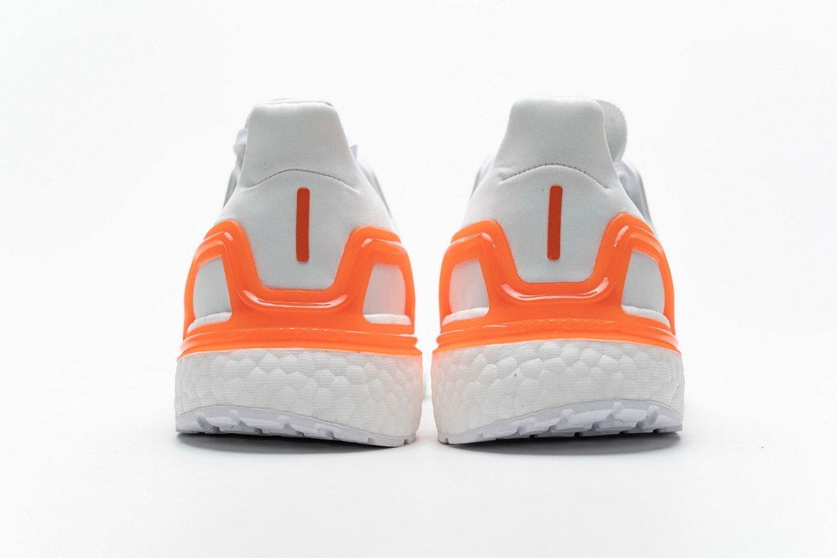 adidas Ultra BOOST 20 Primeblue White Blue Orange - Image 5
