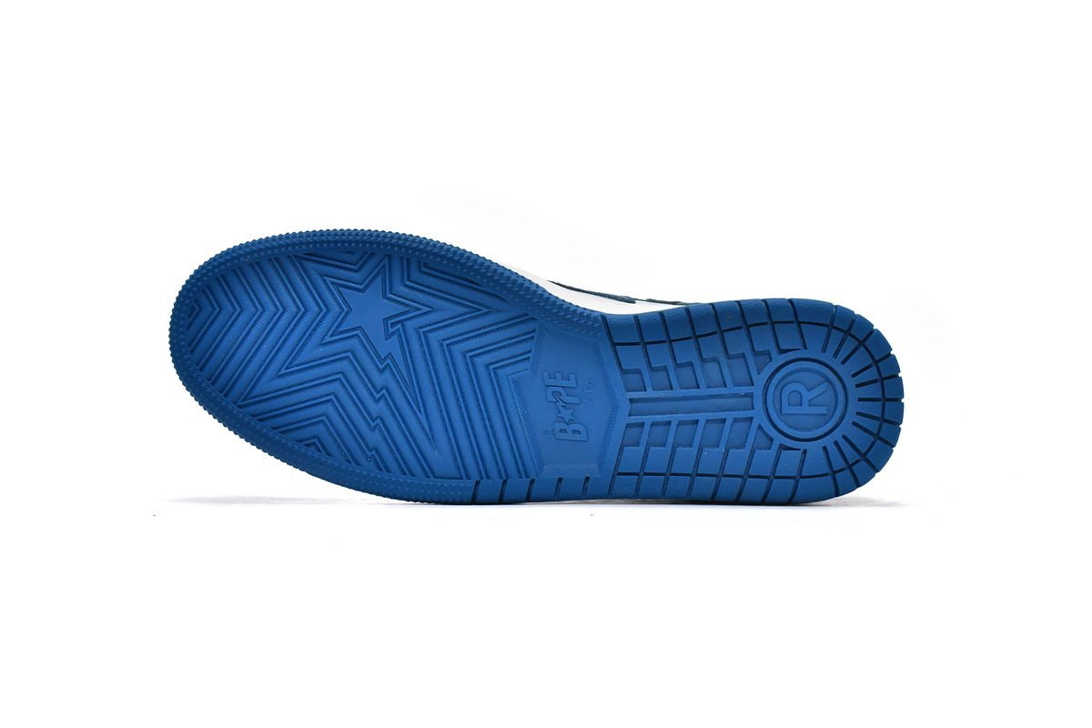 A Bathing Ape B@pe Sta Low Blue 1G70-109-0026 - Image 4