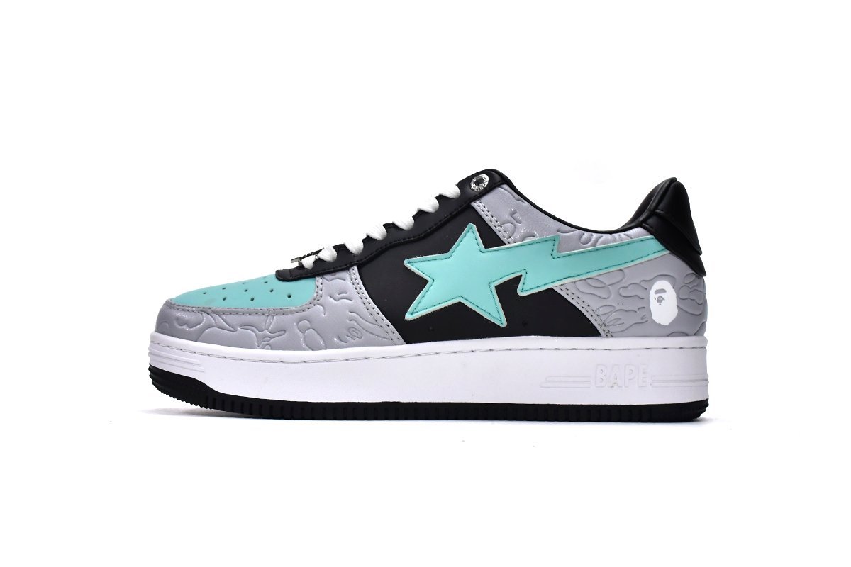 A Bathing Ape B@pe Sta Low Grey Black
