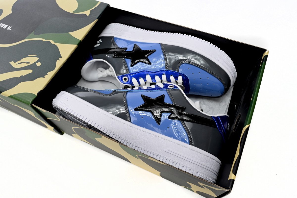 A Bathing Ape B@pe Sta Low Navy Color Combo - Image 12