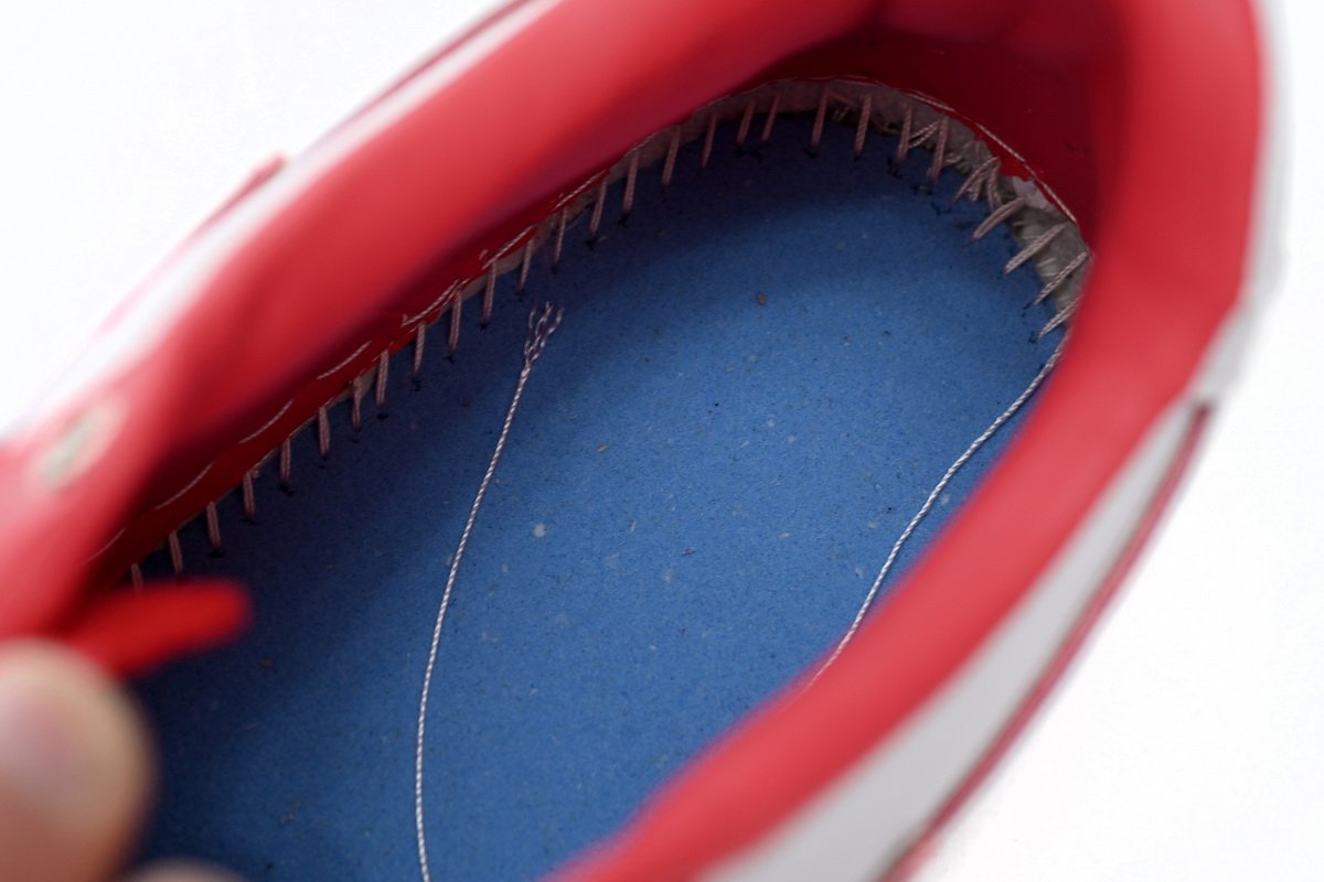 A Bathing Ape B@pe Sta Patent Leather White Red - Image 7