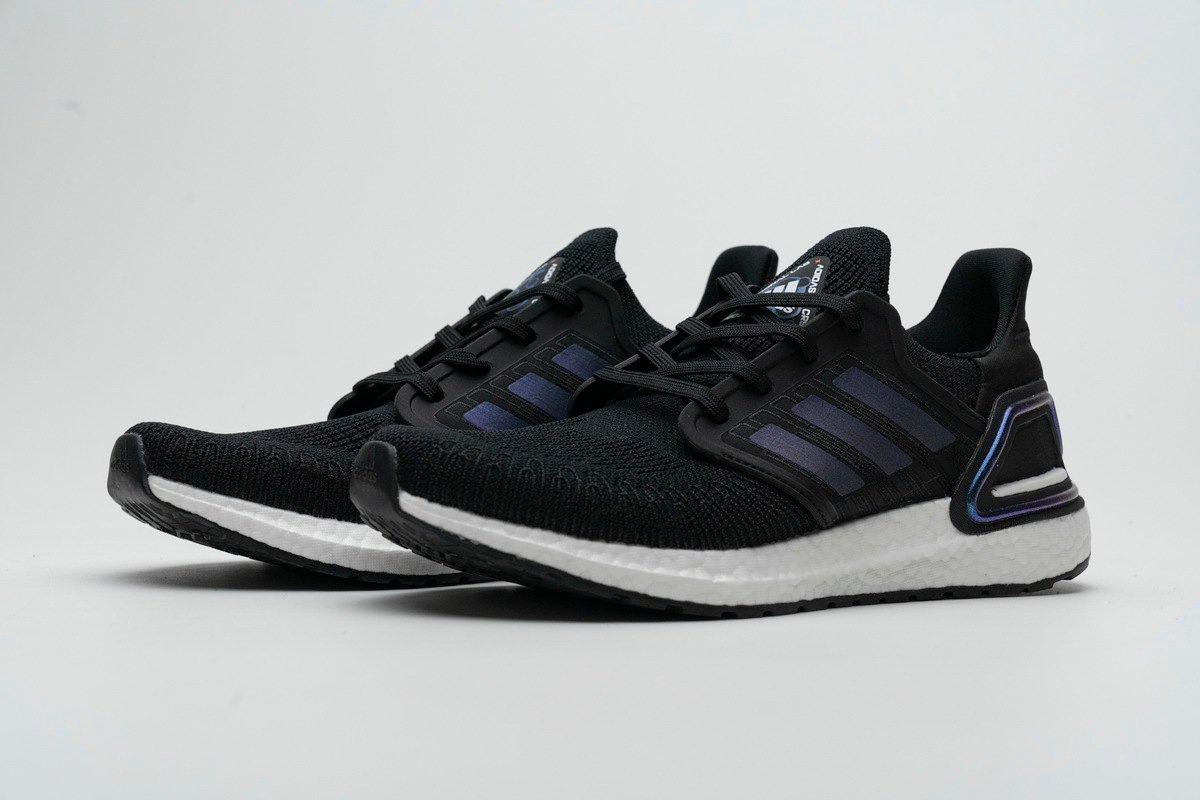 adidas Ultra BOOST 20 CONSORTIUM Blue Violet Metallic Real Boost - Image 3