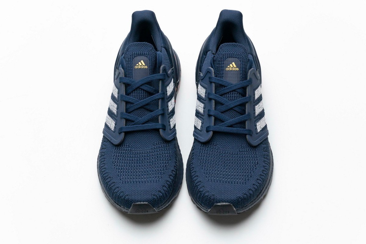 adidas Ultra BOOST 20 CONSORTIUM Dark Blue Red Real Boost - Image 5
