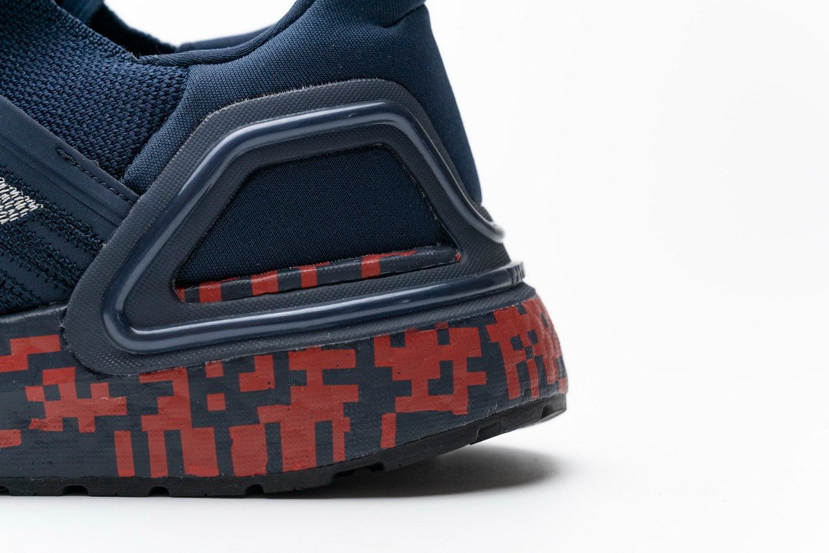 adidas Ultra BOOST 20 CONSORTIUM Dark Blue Red Real Boost - Image 12