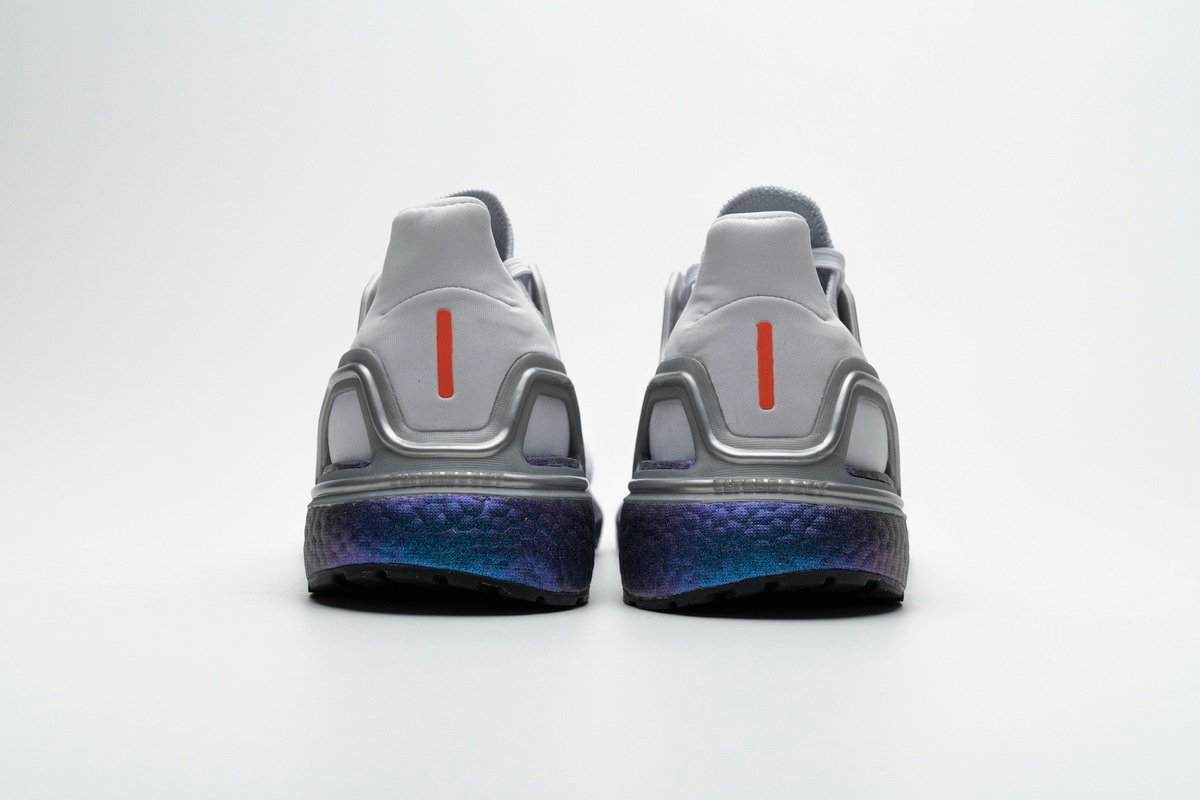 adidas Ultra BOOST 20 CONSORTIUM Metal Grey and Coral Real Boost - Image 6