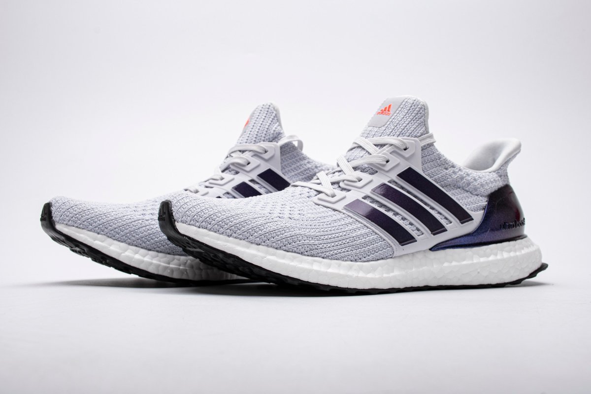 adidas Ultra Boost 4.0 White Grey Real Boost - Image 3