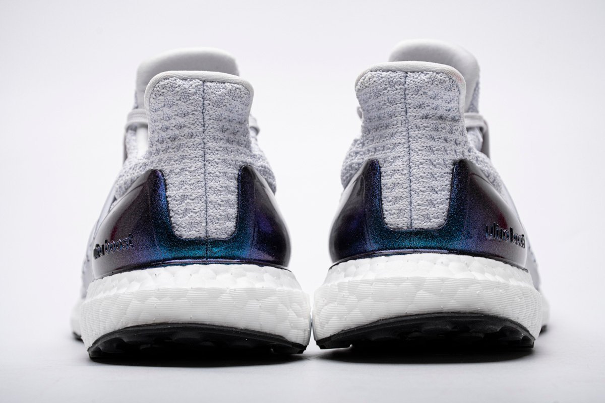 adidas Ultra Boost 4.0 White Grey Real Boost - Image 4