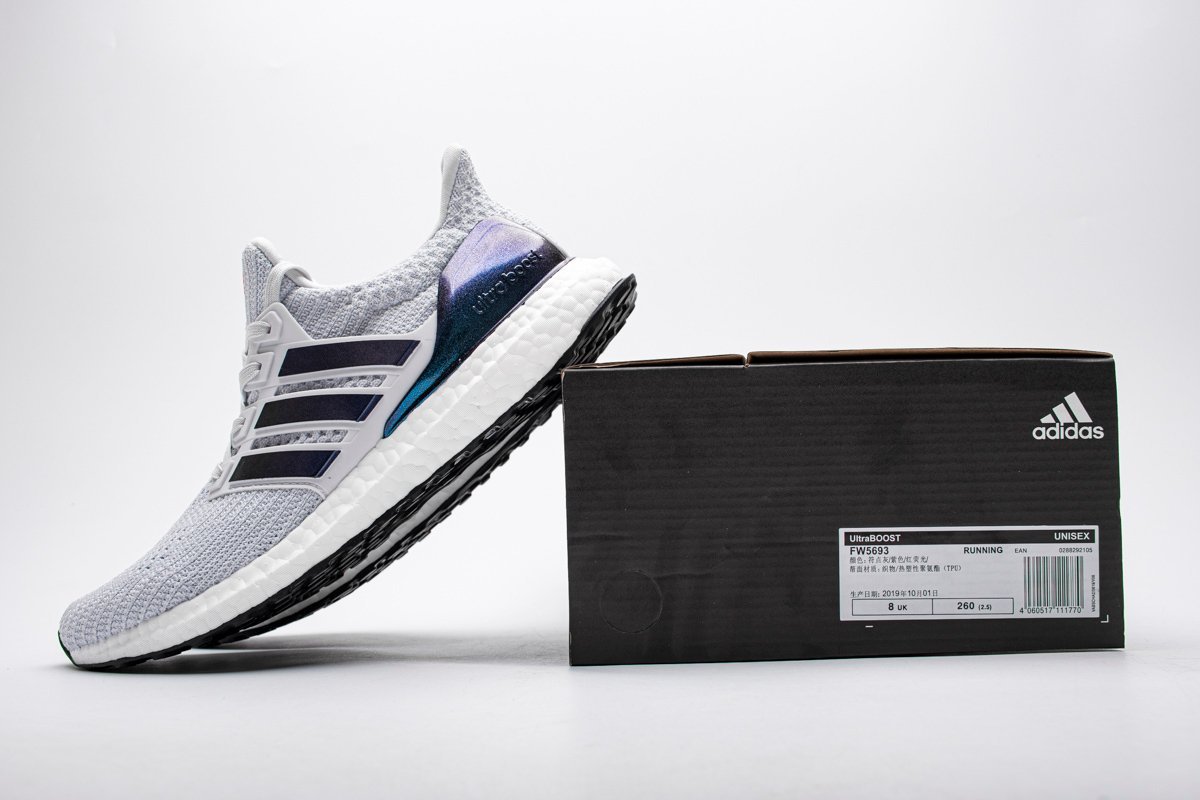 adidas Ultra Boost 4.0 White Grey Real Boost - Image 15