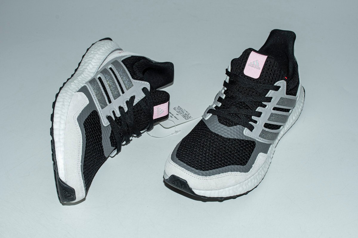 adidas Ultra Boost S&L Black Grey Four Red - Image 4