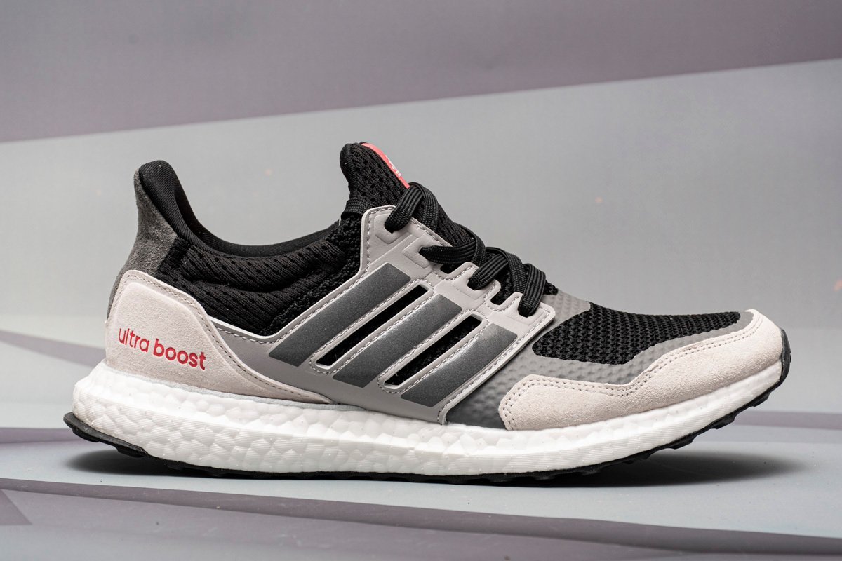 adidas Ultra Boost S&L Black Grey Four Red - Image 2