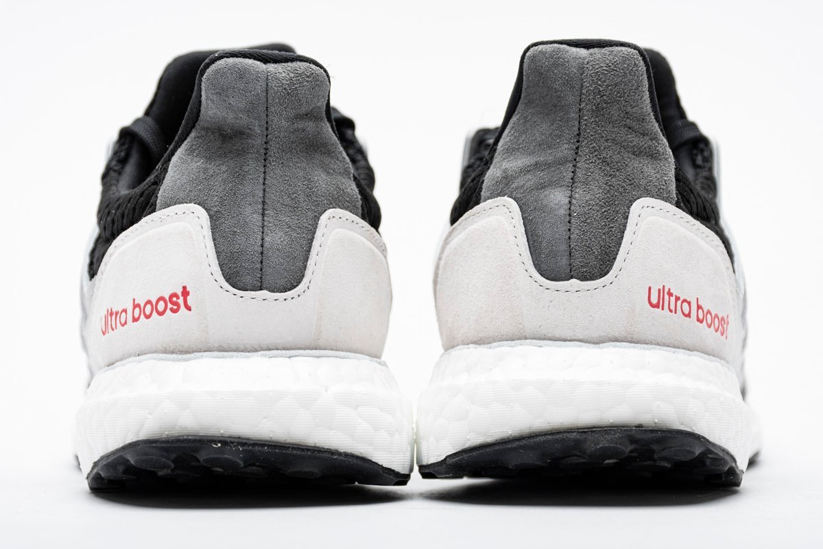 adidas Ultra Boost S&L Black Grey Four Red - Image 5