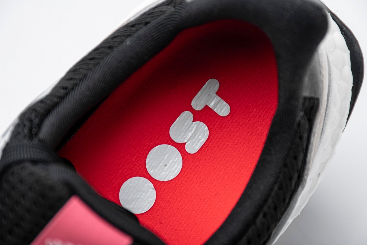 adidas Ultra Boost S&L Black Grey Four Red - Image 6