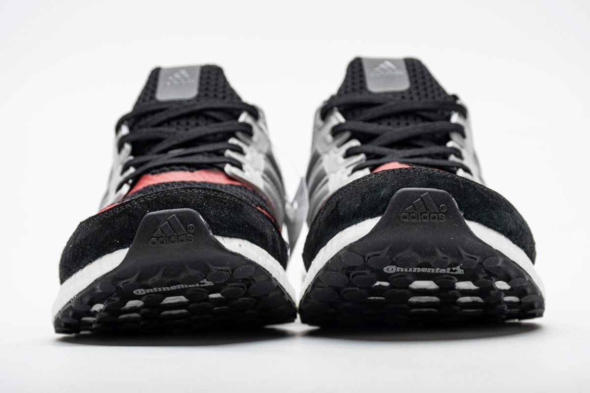 adidas Ultra Boost S&L Black Grey Power Red - Image 5