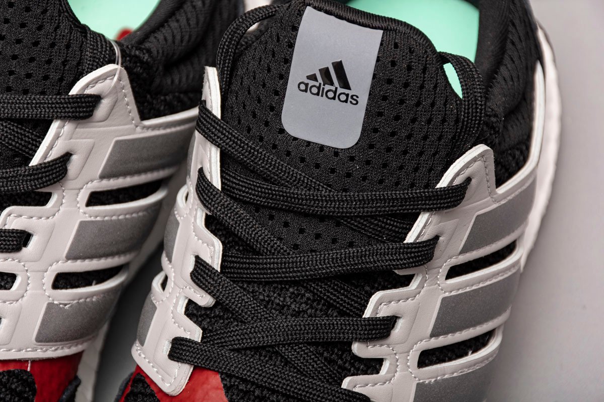 adidas Ultra Boost S&L Black Grey Power Red - Image 11