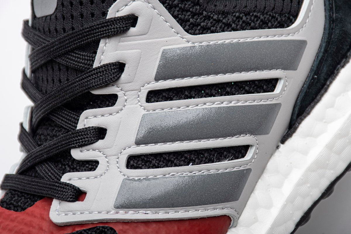 adidas Ultra Boost S&L Black Grey Power Red - Image 12