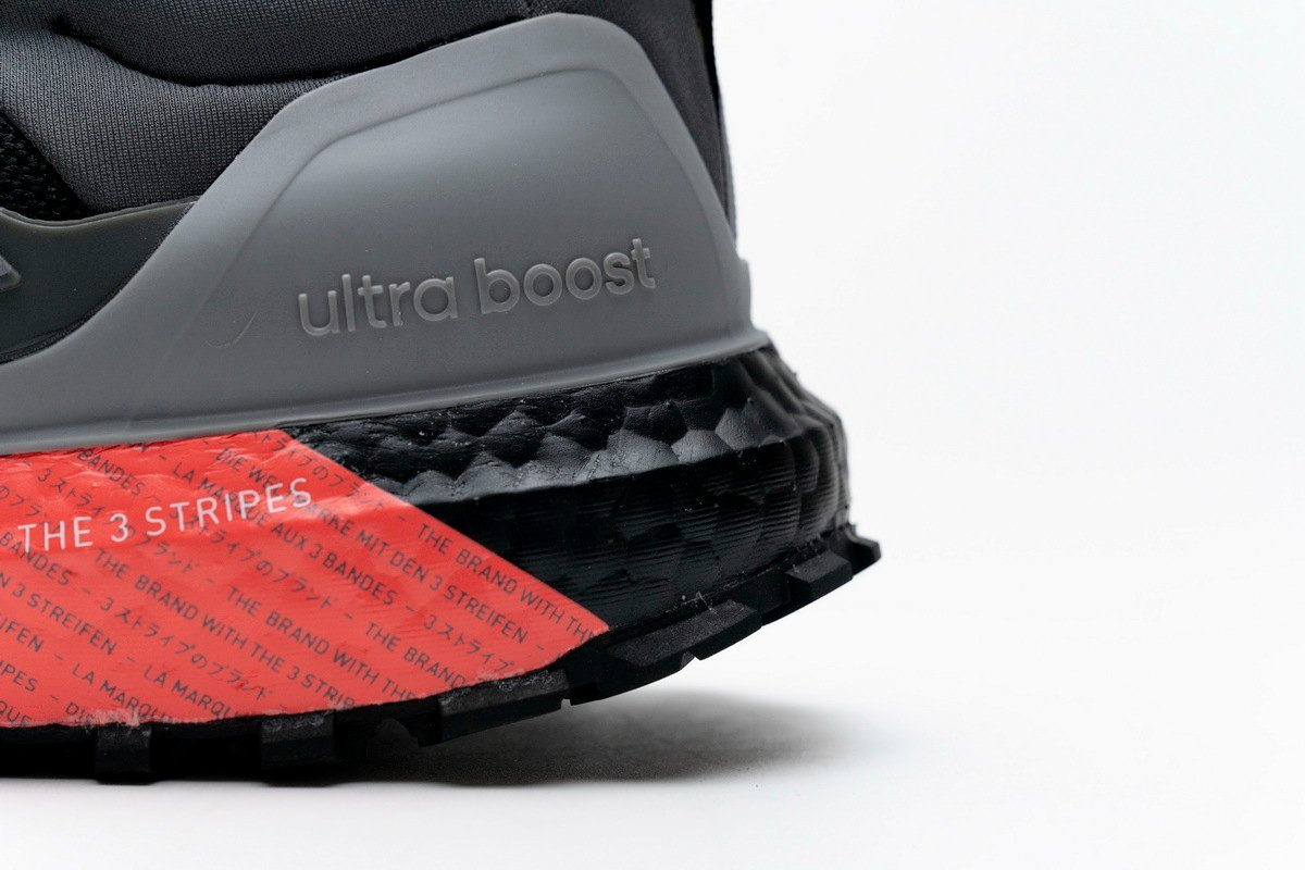 adidas Ultraboost All Terrain Black Red Grey - Image 11