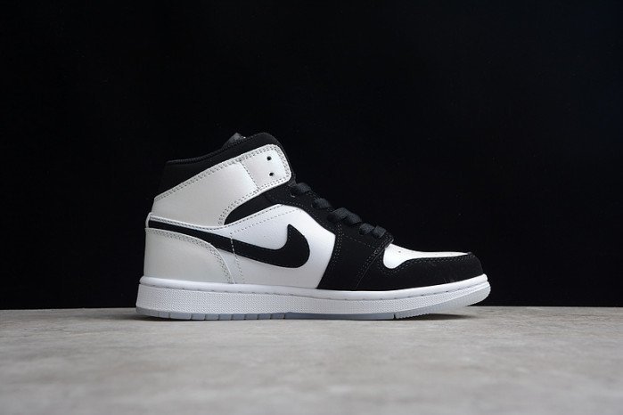Air Jordan 1 Mid White Black Diamond DH6933-100 - Image 2