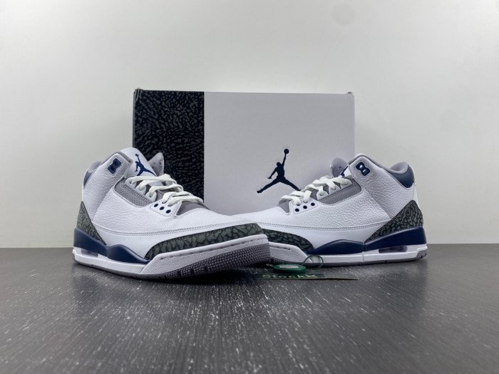 Air Jordan 3 ?Midnight Navy?CT8532-140 - Image 7