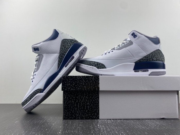 Air Jordan 3 ?Midnight Navy?CT8532-140 - Image 9