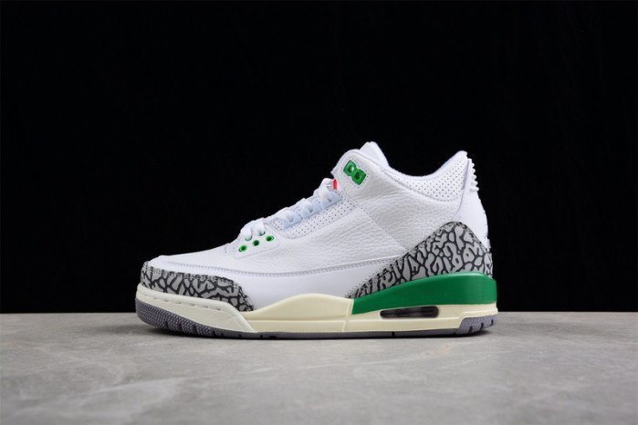Air Jordan 3 WMNS ?Lucky Green? CK9246-136 - Image 7