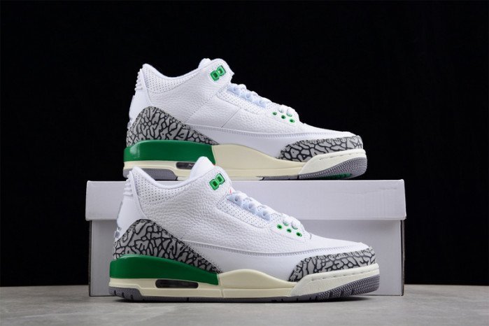 Air Jordan 3 WMNS ?Lucky Green? CK9246-136 - Image 11