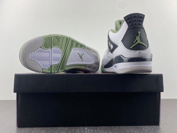 Air Jordan 4 WMNS ?Oil Green? AQ9129-103 - Image 11