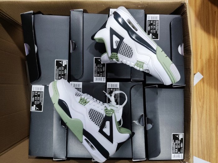 Air Jordan 4 WMNS ?Oil Green? AQ9129-103 - Image 12