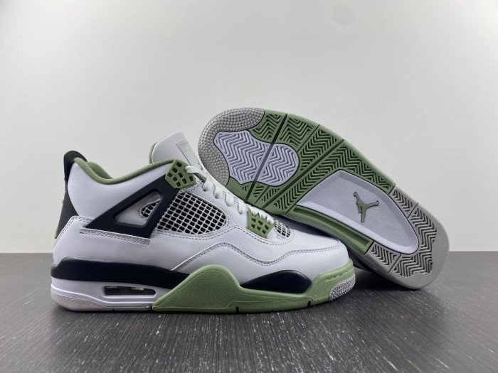 Air Jordan 4 WMNS ?Oil Green? AQ9129-103 - Image 2