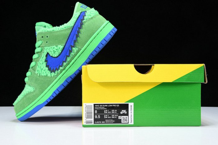 Grateful Dead x Nike SB Dunk Low ?Green Bear? CJ5378-300 - Image 25