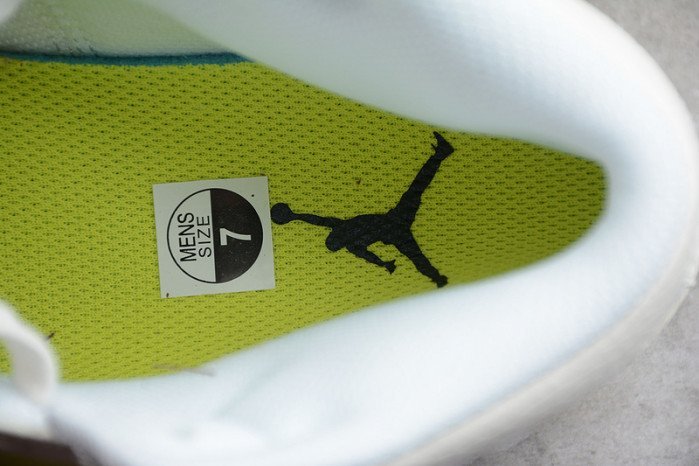 NIKE Air Jordan 1 Mid AJ1 white and yellow DB2822-107 - Image 8