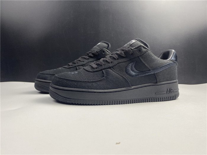 Nike Air Force 1 Low Stussy Black CZ9084-001 - Image 3