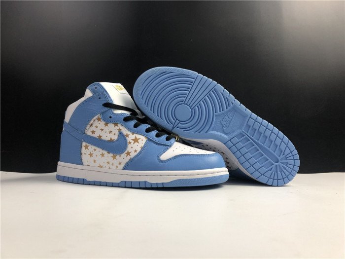 Nike Dunk High Pro SB Blue Stars 307385-141 - Image 2