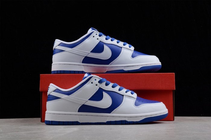 Nike Dunk Low Racer Blue White DD1391-401 - Image 9