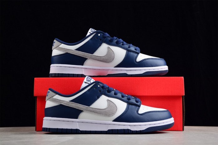 Nike Dunk Low Summit White Midnight Navy FD9749-400 - Image 9