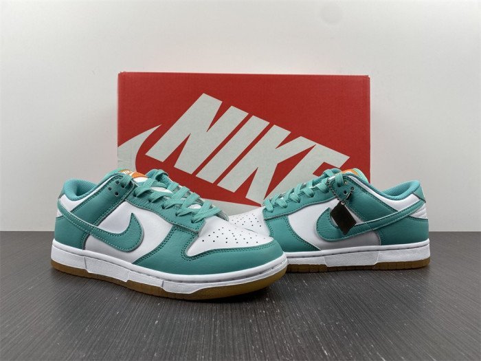 Nike Dunk Low White Turquoise (W) DV2190-100 - Image 4