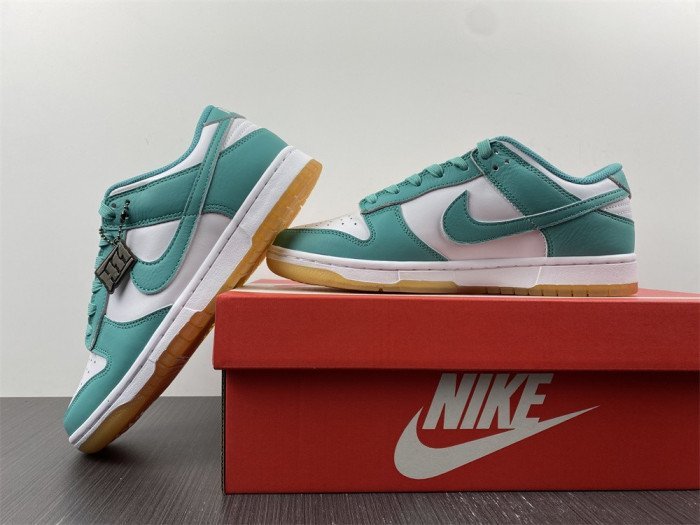 Nike Dunk Low White Turquoise (W) DV2190-100 - Image 8