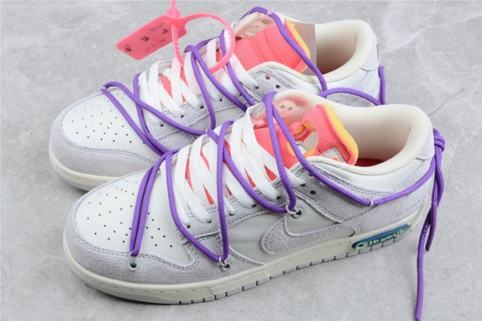 Nike Off-White x Dunk Low Lot 15 of 50 DJ0950-101 - Image 9