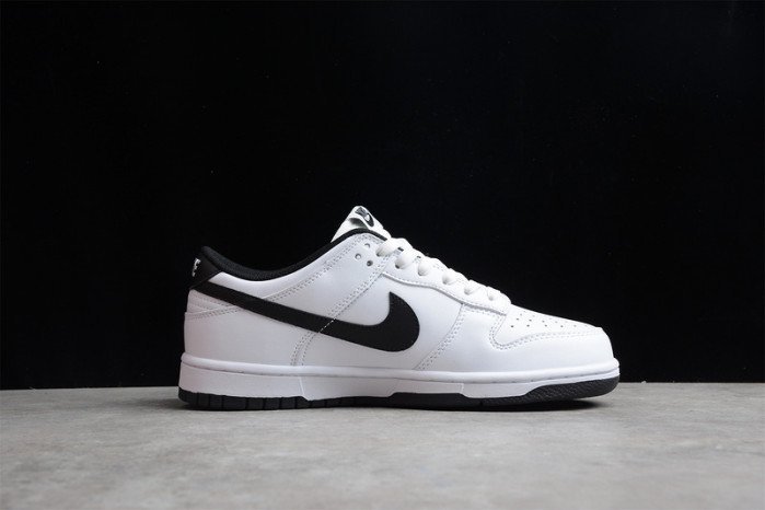 Nike SB Dunk Low White Black Running Shoes DD1503-113 - Image 2