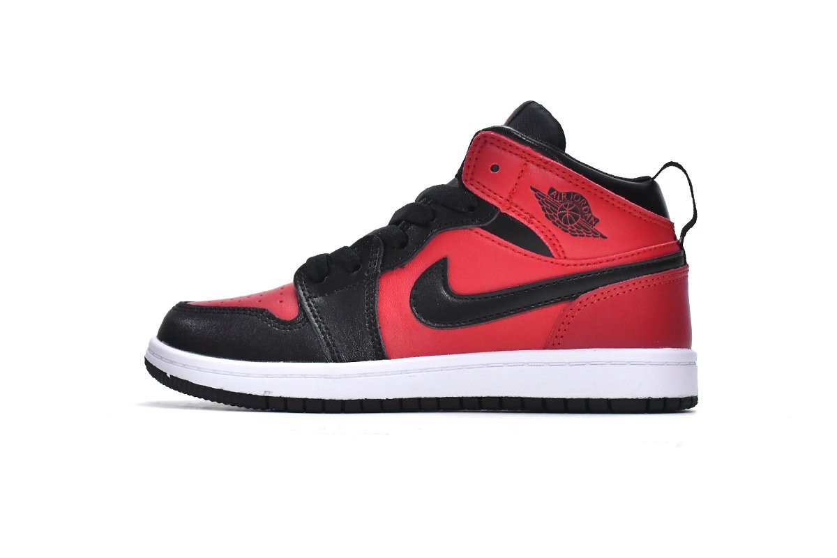 Air Air Jordan 1 Mid PS Gym Red?Kids?