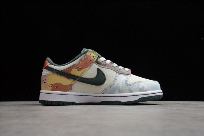 Nike Dunk Low SE Sail Multi-Camo ? DH0957-100 - Image 2