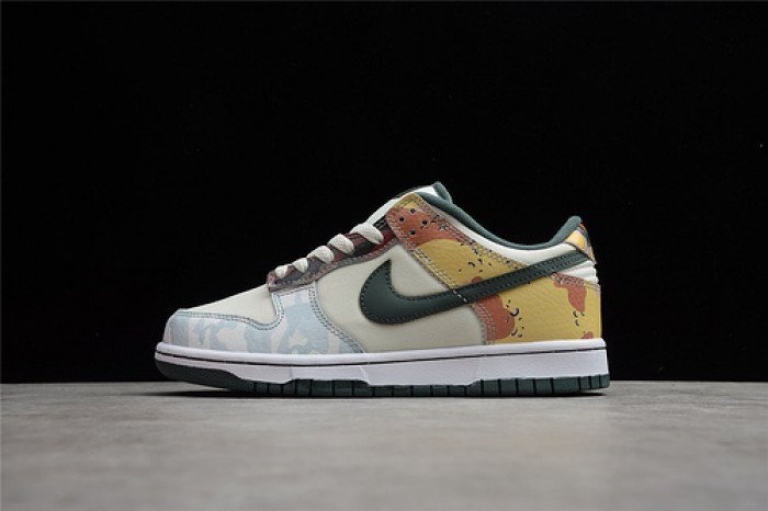 Nike Dunk Low SE Sail Multi-Camo ? DH0957-100 - Image 3