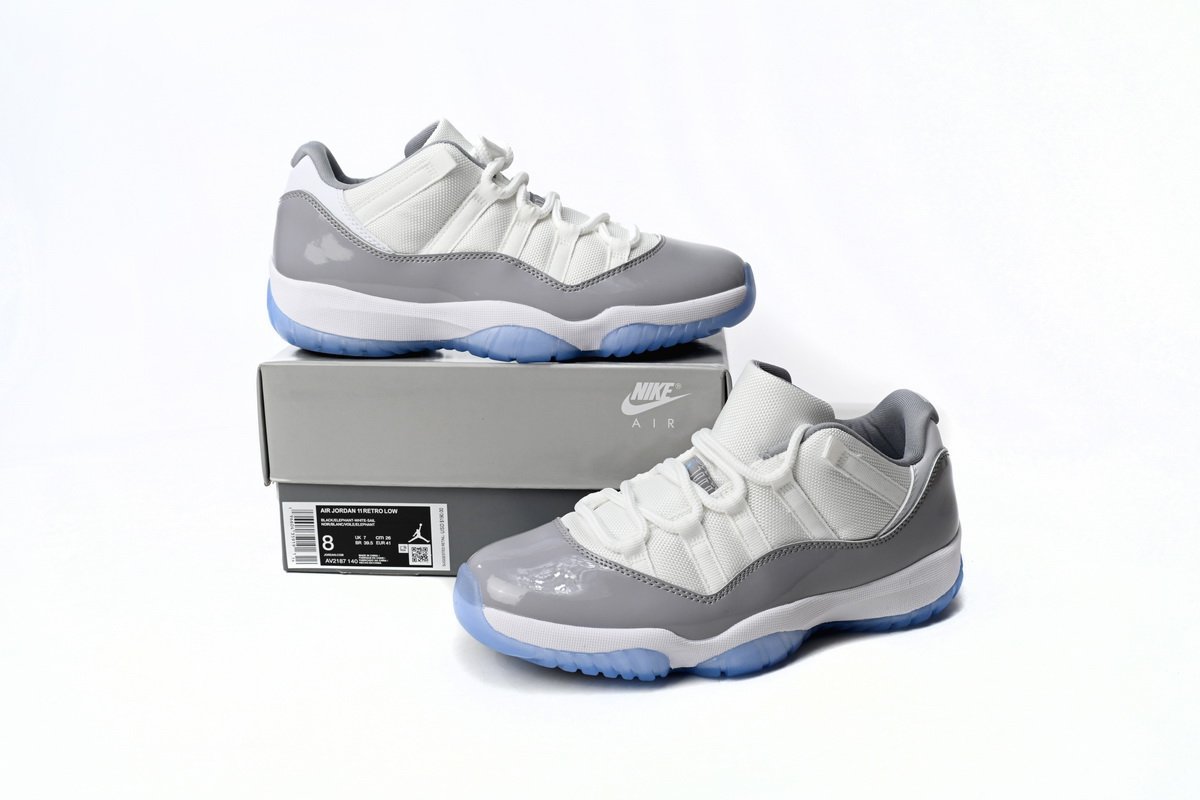 Air Jordan 11 Retro Low Cement Grey - Image 13