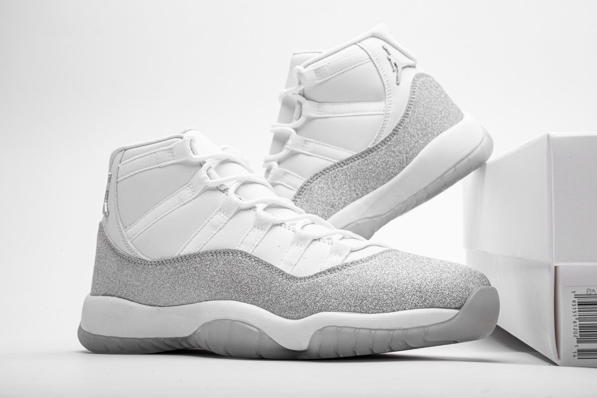 Air Jordan 11 Retro White Metallic Silver - Image 9
