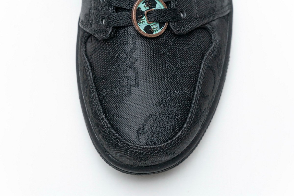 Air Jordan 1 Mid Edison Chen Fearless Black - Image 7