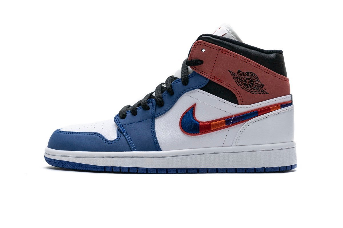 Air Jordan 1 Mid SE Multi-Color Swoosh