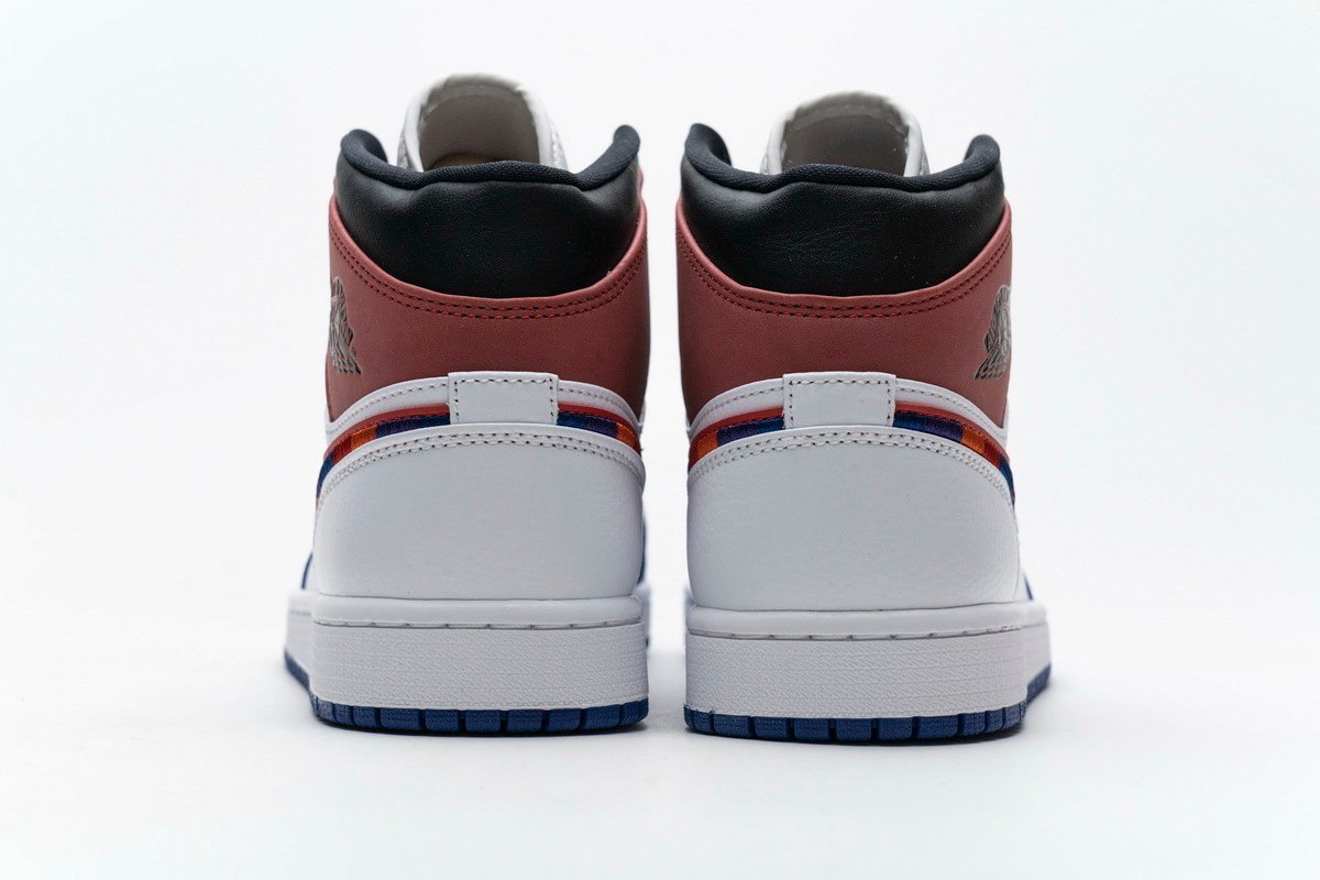 Air Jordan 1 Mid SE Multi-Color Swoosh - Image 4